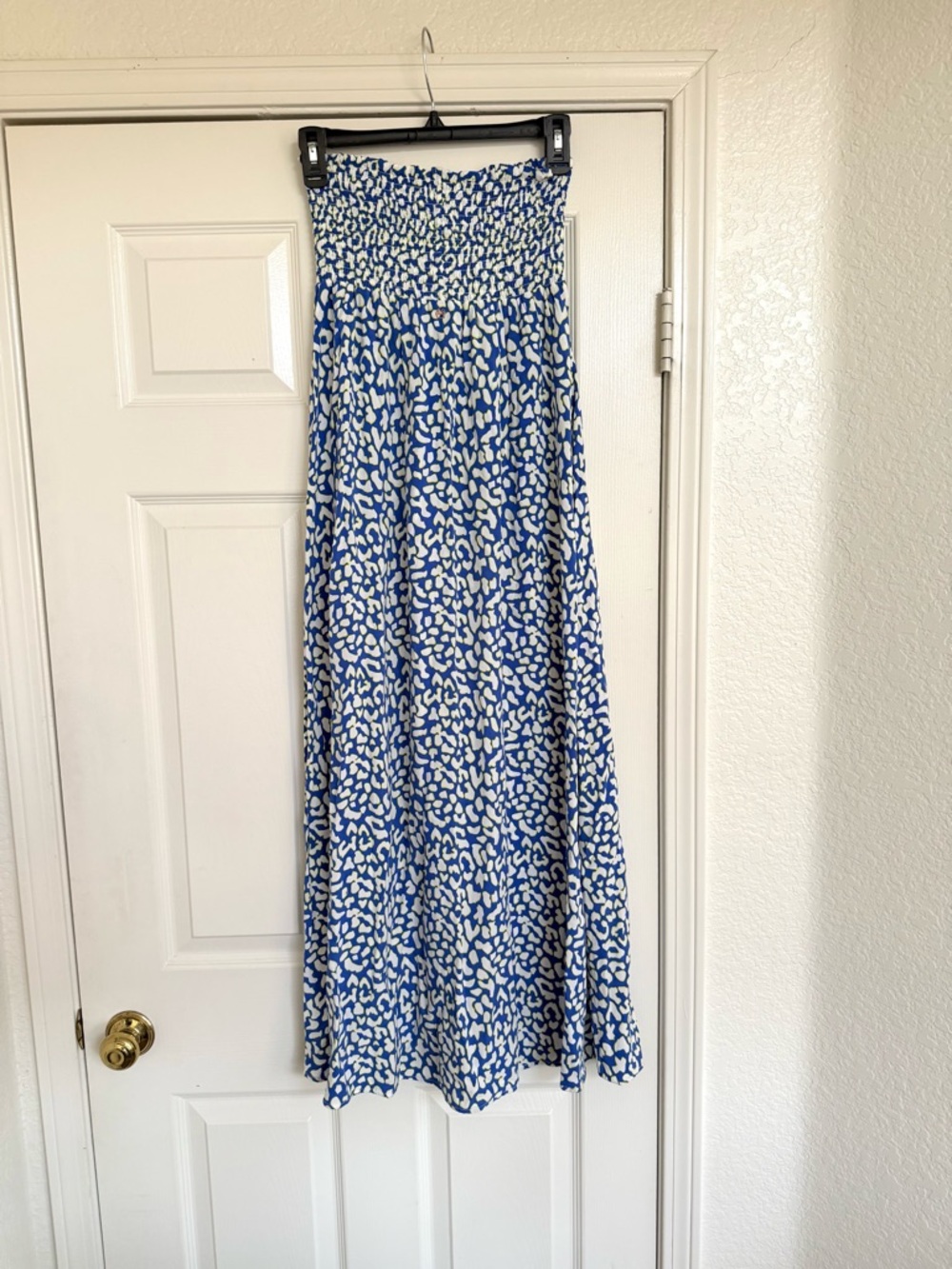 Maaji Enchanted Convertible Skirt Maxi Blue Animal Print M Revolve - Picture 8 of 10